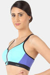 Triumph Padded High Impact Sports Bra- Sea Blue — thumbnail 2